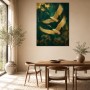 Elegante Kraniche im Flug, Modernes Wandbild oder Fine Art Print