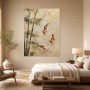 Koi im Bambusgarten als Leinwand oder Fine Art Print