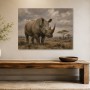Majestätisches Nashorn im Savannenlicht, Leinwand und Fine Art Print
