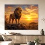 Löwe im Abendlicht, Wandbild oder Fine Art Print