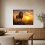 Löwe im Abendlicht, Wandbild oder Fine Art Print