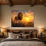 Löwe im Abendlicht, Wandbild oder Fine Art Print