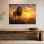 Löwe im Abendlicht, Wandbild oder Fine Art Print