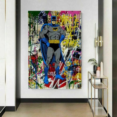 Pop Art Batman Hero Held