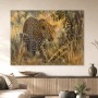 Leopard in der Savanne, Acrylbild oder Fine Art Print