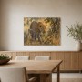 Leopard in der Savanne, Acrylbild oder Fine Art Print