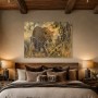 Leopard in der Savanne, Acrylbild oder Fine Art Print