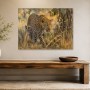 Leopard in der Savanne, Acrylbild oder Fine Art Print