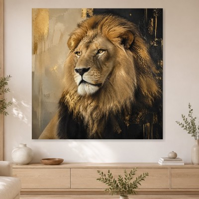 Majestätischer Löwe als Fine Art Print oder Gallery Leinwand
