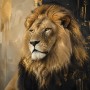 Majestätischer Löwe als Fine Art Print oder Gallery Leinwand
