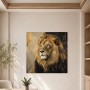 Majestätischer Löwe als Fine Art Print oder Gallery Leinwand