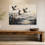 Elegantes Kranichmotiv als Leinwand oder Fine Art Print