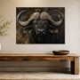 Majestätischer Büffel als Kunstdruck oder Wandbild