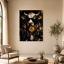 Kuh mit Sonnenbrille als Kunstdruck oder Acrylbild