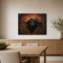 Majestätischer Büffel als Leinwand oder Fine Art Print