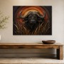 Majestätischer Büffel als Leinwand oder Fine Art Print