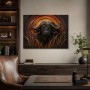 Majestätischer Büffel als Leinwand oder Fine Art Print