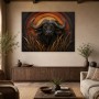Majestätischer Büffel als Leinwand oder Fine Art Print