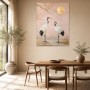 Zarte Kraniche im Morgenlicht, Leinwand oder Fine Art Print