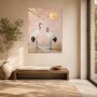 Zarte Kraniche im Morgenlicht, Leinwand oder Fine Art Print