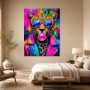 Leopard mit Sonnenbrille als Modernes Wandbild oder Acrylbild