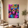 Leopard mit Sonnenbrille als Modernes Wandbild oder Acrylbild