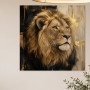 Majestätischer Löwe als Leinwand oder Acrylbild