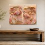 Flamingo Sonnenuntergang als Wandbild oder Kunstdruck