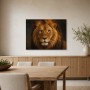 Majestätischer Löwe als Kunstdruck und Wandbild für stilvolle Räume