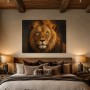 Majestätischer Löwe als Kunstdruck und Wandbild für stilvolle Räume