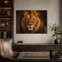 Majestätischer Löwe als Kunstdruck und Wandbild für stilvolle Räume