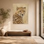 Eleganter Gepard als Wandbild oder Fine Art Print