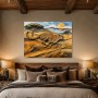 Eleganter Gepard in goldener Savanne, Leinwand oder Fine Art Print