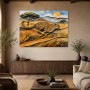 Eleganter Gepard in goldener Savanne, Leinwand oder Fine Art Print
