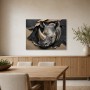 Rhino im Papierrelief, Wandbild oder Fine Art Print