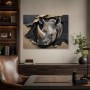 Rhino im Papierrelief, Wandbild oder Fine Art Print