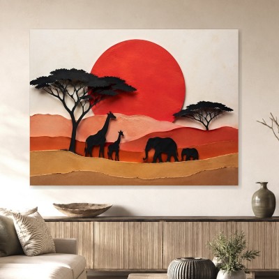 Afrikanische Savanne als Wandbild oder Poster