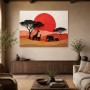 Afrikanische Savanne als Wandbild oder Poster
