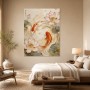 Koi und Lotus als Kunstdruck oder Gallery Print in sanfter Bewegung