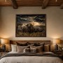 Majestätische Büffel im Abendlicht, Leinwand oder Fine Art Print