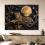 Leopard unter Mondlicht als Wandbild oder Gallery Print