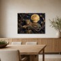 Leopard unter Mondlicht als Wandbild oder Gallery Print
