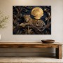 Leopard unter Mondlicht als Wandbild oder Gallery Print