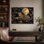 Leopard unter Mondlicht als Wandbild oder Gallery Print