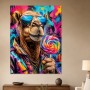 Bunter Kamel-Moment mit Gallery Print oder Poster