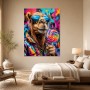 Bunter Kamel-Moment mit Gallery Print oder Poster