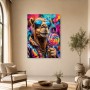 Bunter Kamel-Moment mit Gallery Print oder Poster
