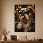 Bulldog im Streetstyle als Poster oder Leinwand