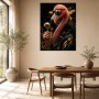 Extravaganter Flamingo als Designer Wandbild oder Fine Art Print