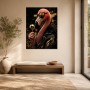 Extravaganter Flamingo als Designer Wandbild oder Fine Art Print